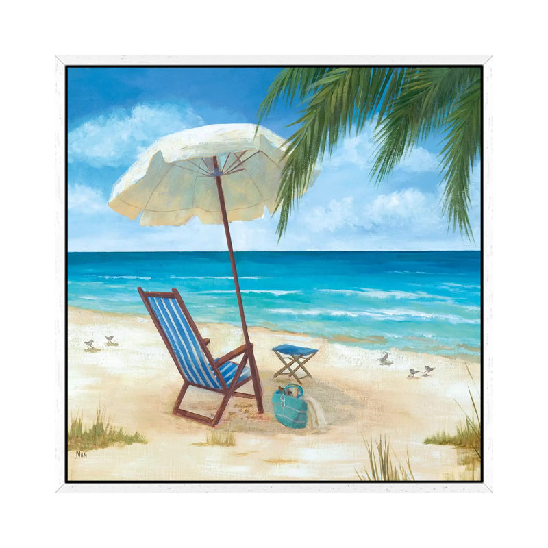Print on Canvas, White Framed, 66.04 cm H x 66.04 cm W