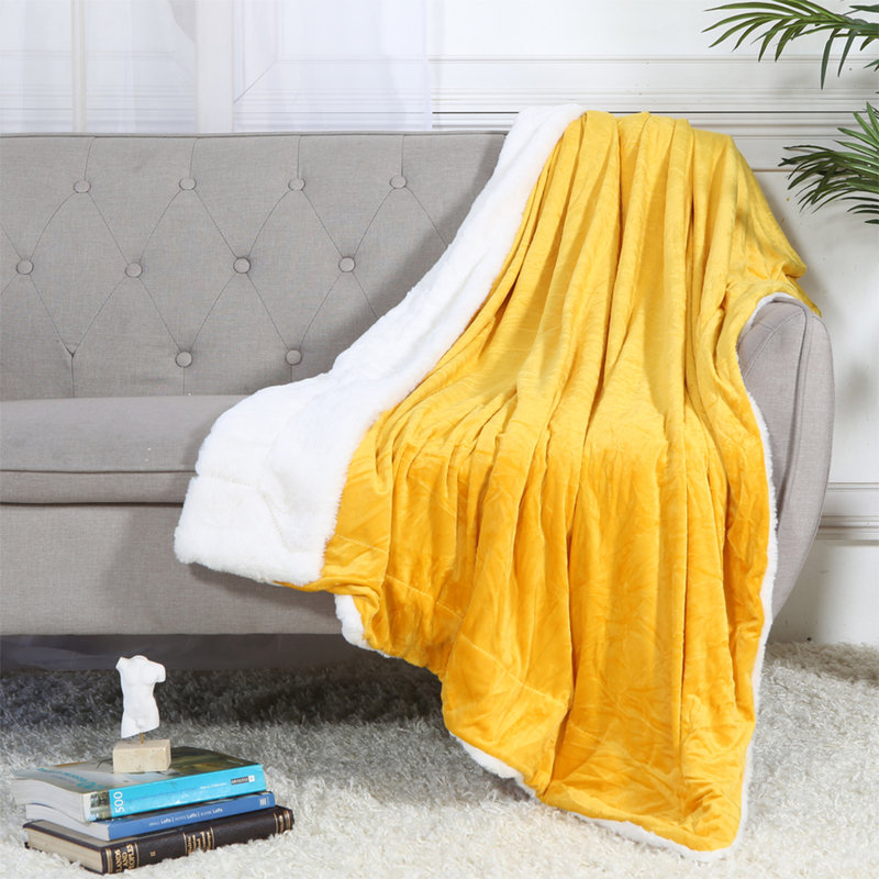 Couverture , Jaune/blanc