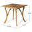 Square Wood Table, Small Coffee Table