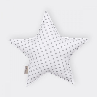 Graue Punkte Polka Dots Novelty Cushion