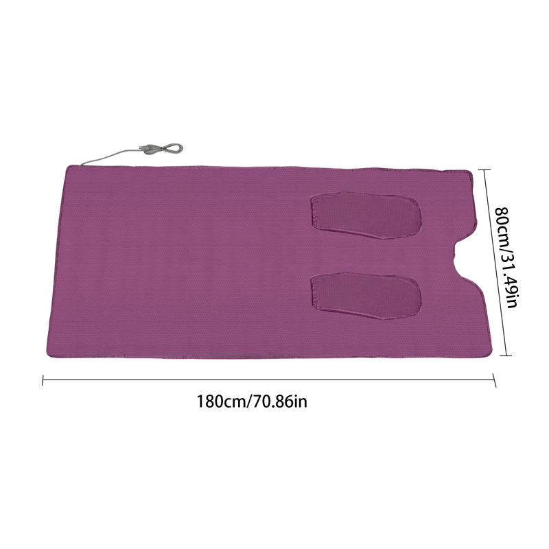 Lomana Traditional Steam Sauna with Remote Control, Purple
