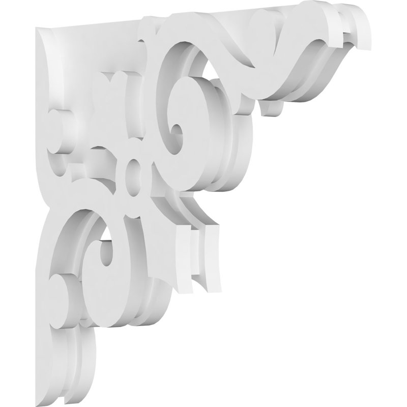 Corbeau en PVC de qualité architecturale Whitman, H 12 po x l 12 po x P 1,875 po
