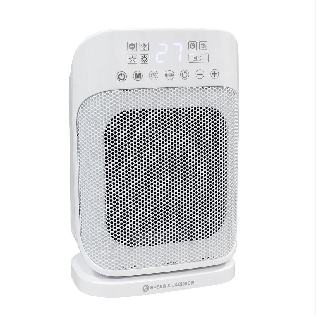 1500W 56 BTU Electric Compact Space Heater with Adjustable Thermostat