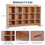 Cubes de rangement pour cubes, tablettes de garderie