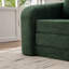 Lit en chenille 71 po 2 en 1, escamotable et pliable, avec accoudoirs et coussins, mousse haute densité, pour regarder des films au bureau