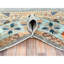 10'x13'7" Gray Hand Knotted Armenian Inspired Design 200 KPSI Wool Rug 0A82C27B86EC46A1AF50C6EC822DEE0C
