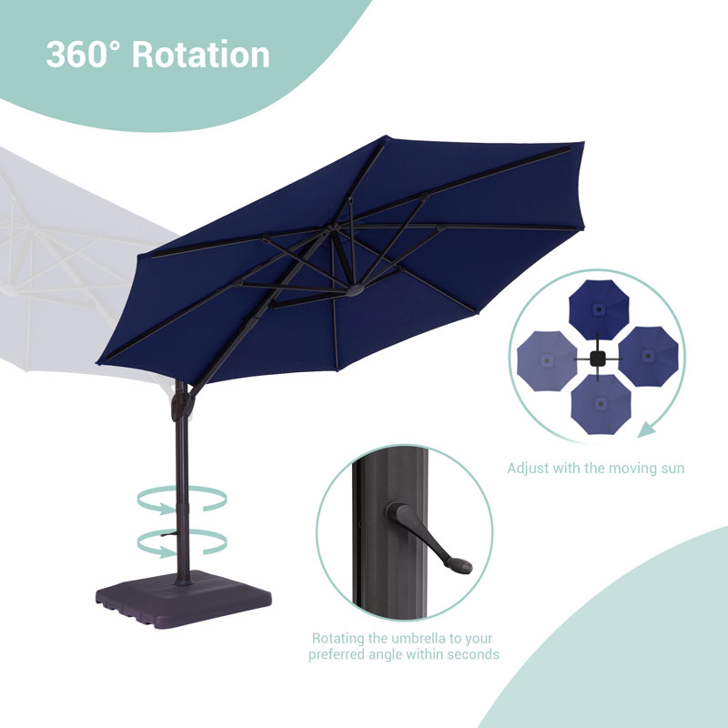 Parasol suspendu 11 pi Urbanna, Marine