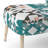 Multicolor Square Patchwork - Upholstered Patterned Accent Side Chair