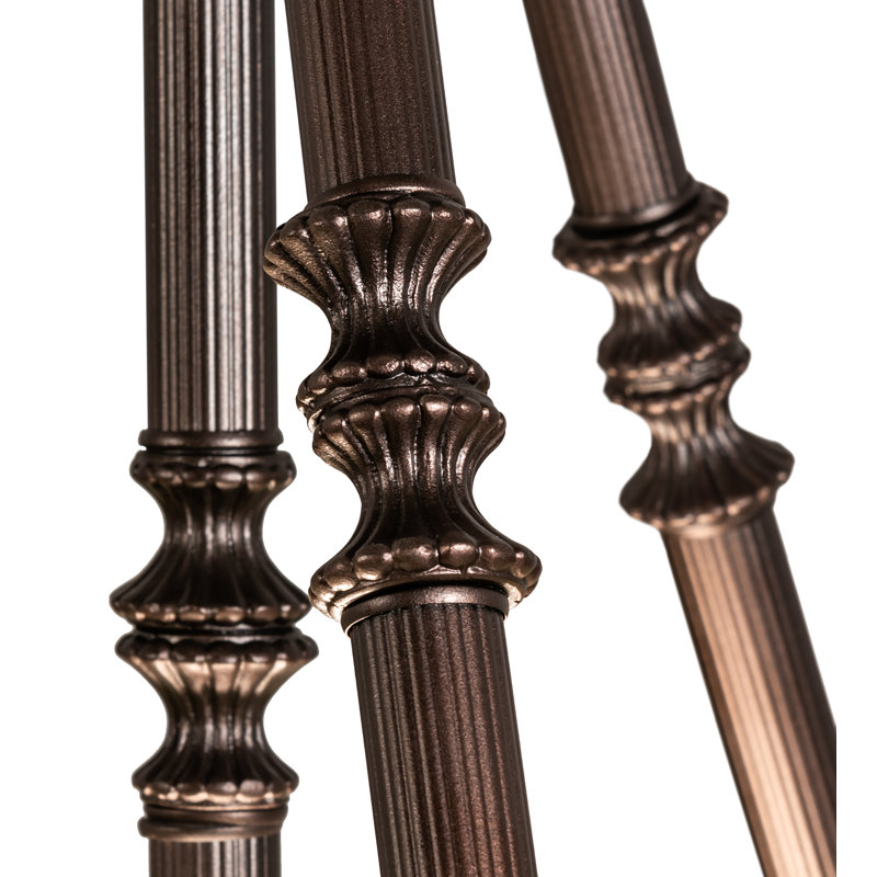 Luminaire bol suspendu à 4 lumières Tiffany