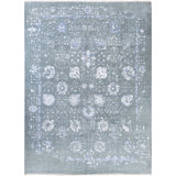 Overdyed One-of-a-Kind 9' 0" X 12' 3" Hand Knotted Area Rug