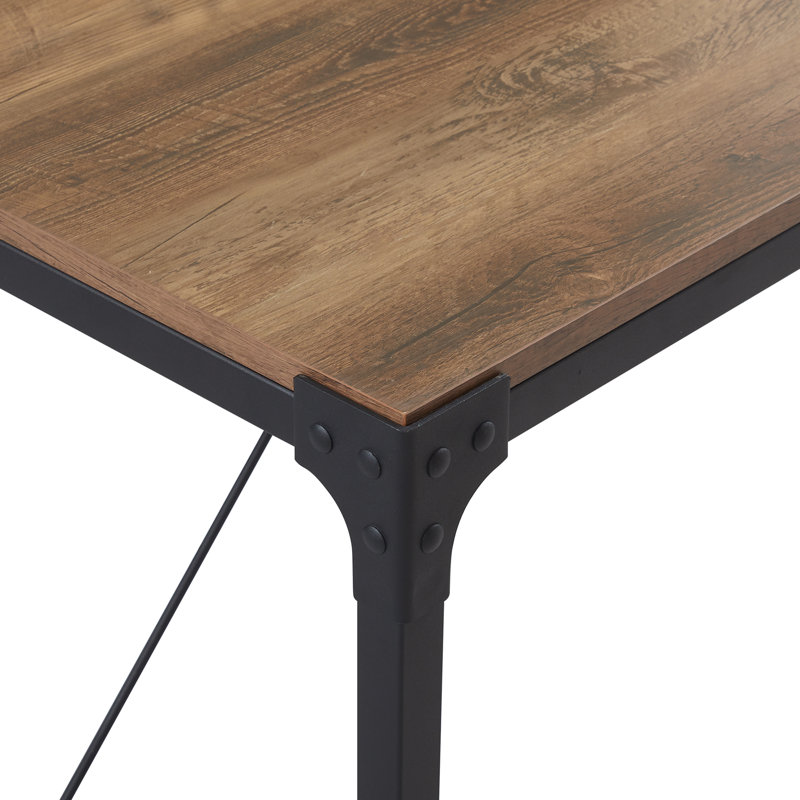 Armando 4 - Person Dining Set, Rustic Oak