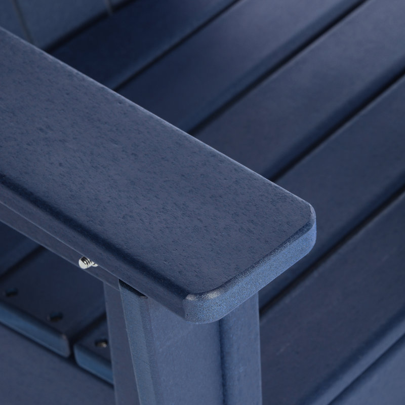 Laguna Kids Outdoor Poly Adirondack Chair ( Set Of 4), Navy Blue