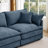 3-Seater Comfy Cloud Couches with Movable Ottoman-1405754264