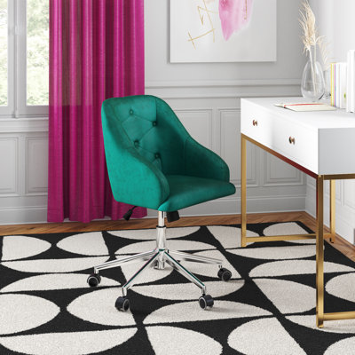 Velvet Office Chair