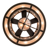 Elk At Dusk Downrod Ceiling Fan