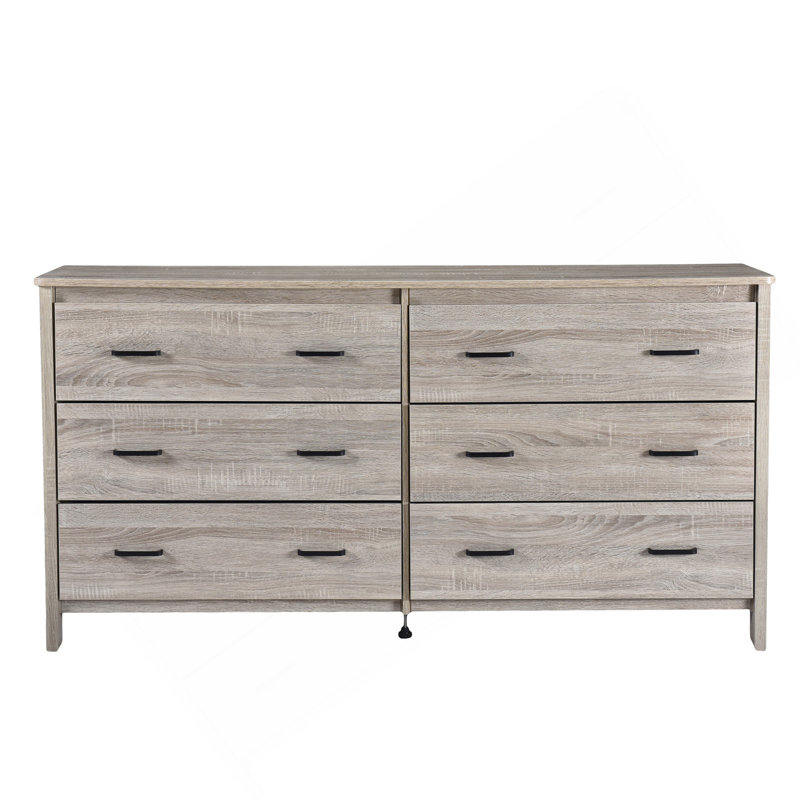 DRESSER À 6 TIROIRS