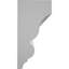 Moulure à bardeaux en PVC TrueCraft, H 2 3/4 po x P 1 3/8 po x L 96 po, blanc