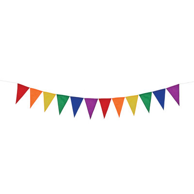 Rainbow Festive Pennant String