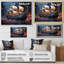 Pirate Ship Nightly Voyage III - Art mural pirate-1034035332-1034035335
