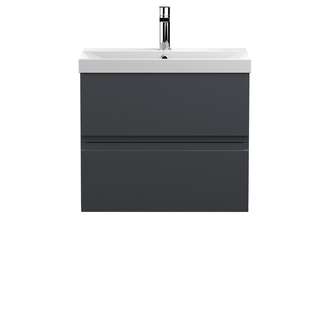 Urban 610mm Single Bathroom Vanity with Integrated Vitreous China Basin