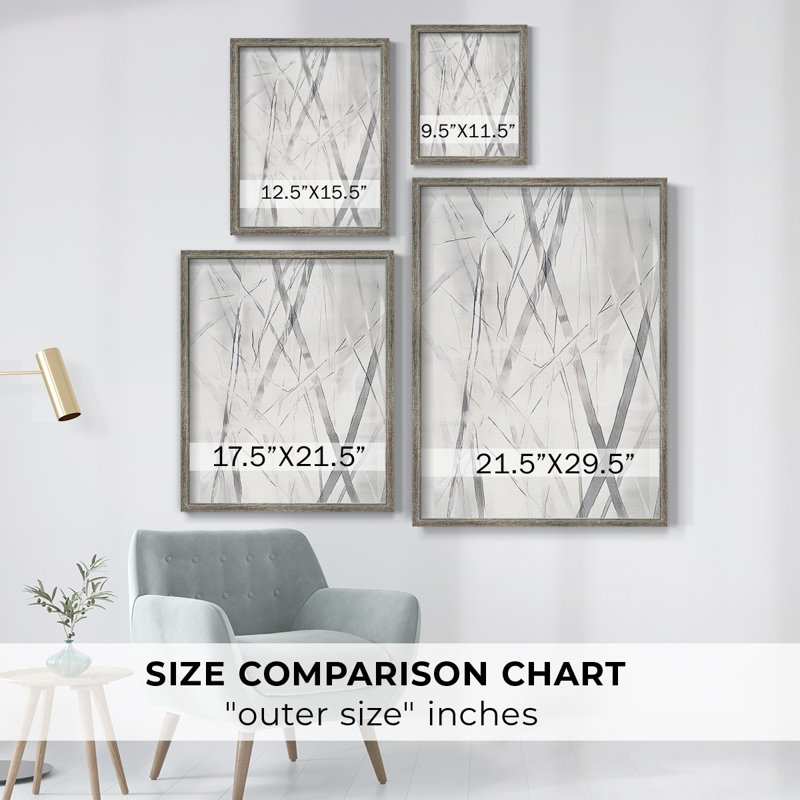 ABSTRACT Series DCCCXLVIII Framed Print - Solid Wood, 11" H x 9" W