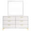 Commode 6 tiroirs avec miroir James