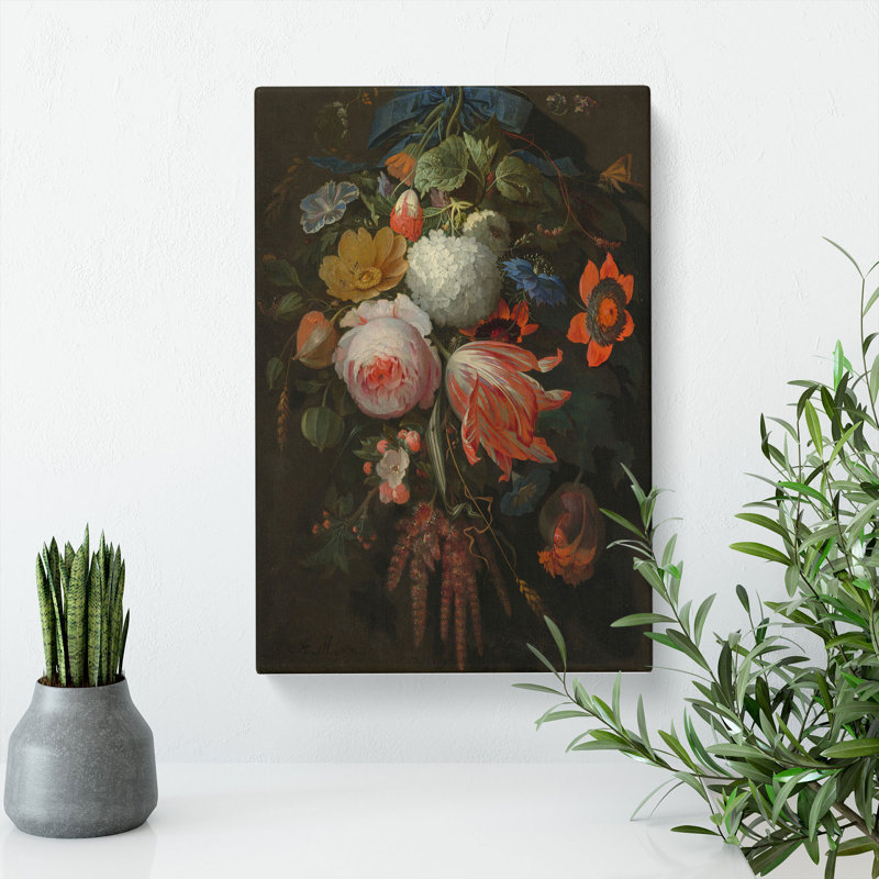 Still Life with Flowers Vol.1 by Abraham Mignon - Wrapped Canvas, 76cm H x 50cm W x 3cm D