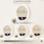 Ensemble de coiffeuse Barther avec miroir à luminosité réglable et tabouret rembourré-315247421
