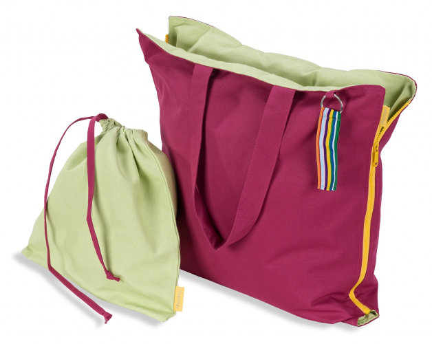 Hhooboz Garden Chair Cushion, Fandango/Pink/Green