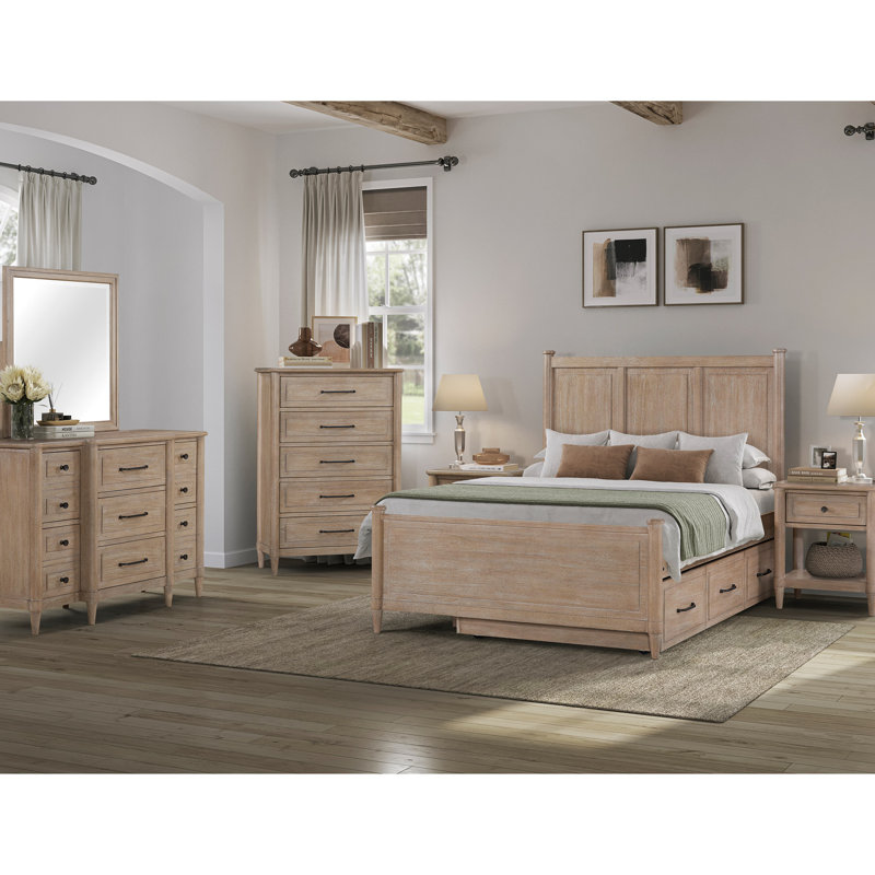 Small Nightstand With Open Shelf