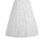 Table d'appoint d'extérieur en marbre blanc texturé MGO