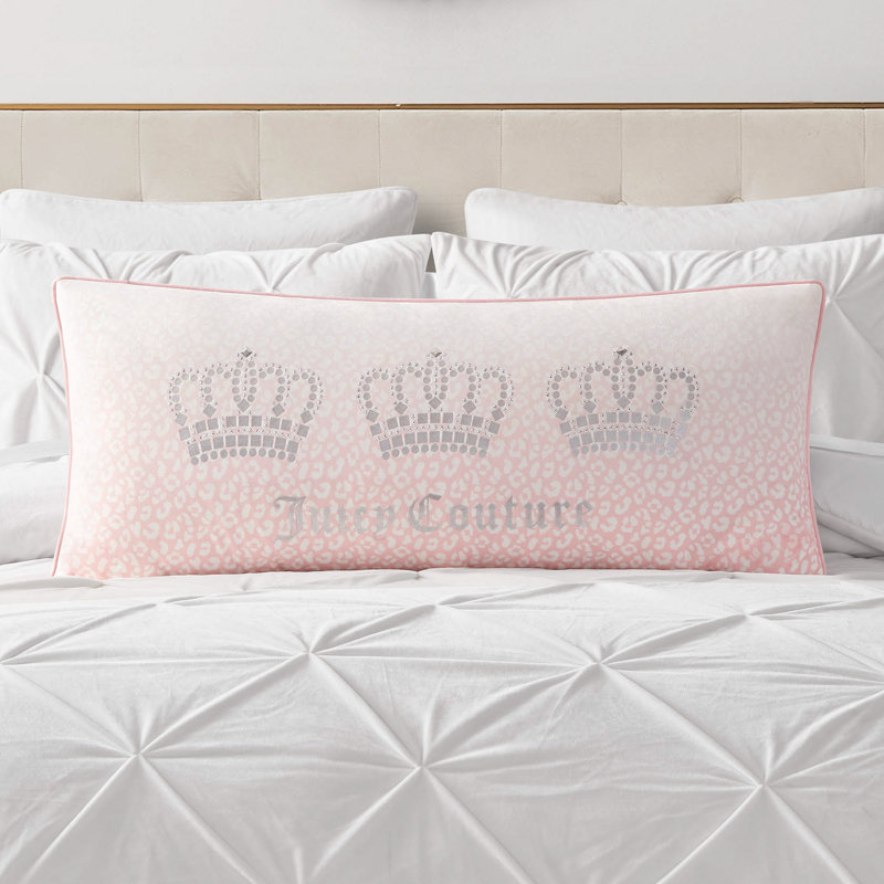 Juicy Couture Royal Crowns Decorative Pillow