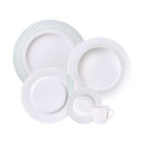 20 Piece Porcelain China Dinnerware Set - Service for 4