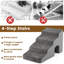 Rampe d'escalier 4 marches en mousse haute densité pour chien Tucker Murphy Pet ™