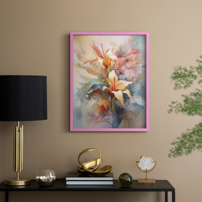 Magic Jungle I, reproduction encadrée - bois massif