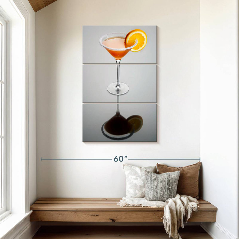 Yarlin Sidecar Cocktail, 45" H x 28" W