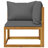 5 Piece Lounge Chair with Cushions-1725574949