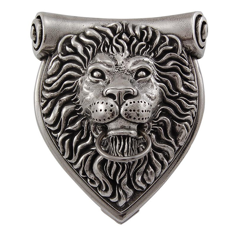 Sforza Door Knocker, Vintage Pewter