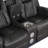 Power Reclining Loveseat With Faux Leather, LED Lights, Bluetooth Speaker, And USB Charging Port For Ultimate Comfort, Recliner-763250283