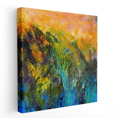 Marsh IV Sunset - reproduction d'art sur toile
