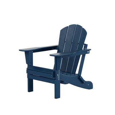 Chaise Adirondack pliante en PEHD Shawnna