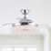 Modern 42" Crystal Retractable Ceiling Fan With Light Kits And Remote Control