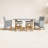 Nicole 6 - Person 70" Long Dining Set with Cushions