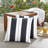 Deana Striped Sunbrella® Outdoor Reversible Throw Pillow-408011300-408011356