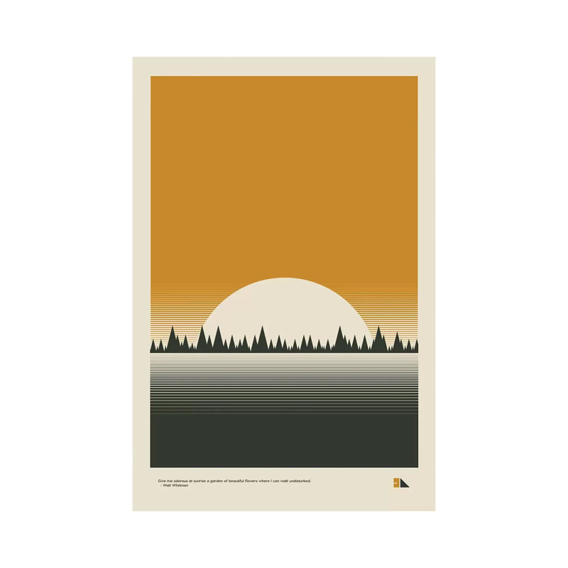 Sunset by 2046 Design - Wrapped Canvas Print, 101.6 cm H x 66.04 cm W x 1.91 cm D