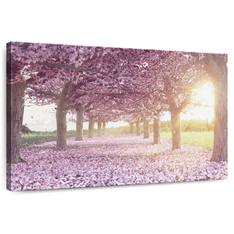 Harnek Cherry Blossom Morning, H 34 po x l 51 po
