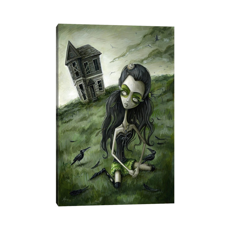 Abandoned In The Field Of Crows by Megan Majewski - Wrapped Canvas Gallery-Wrapped Canvas Giclée, 66.04 cm H x 45.72 cm W