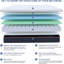 Lit réglable avec matelas en mousse à mémoire de forme de 8 po, massage, télécommande sans fil, contrôle des applications, gravité zéro, éclairage sous le lit, ports USB et de type C des deux côtés-130065616