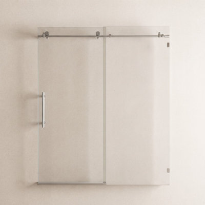 Eclipse 64" Frameless Sliding Shower Door