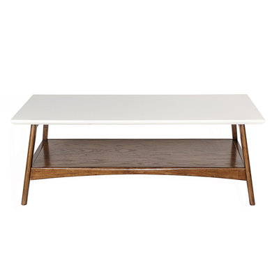Coffee Table With Lower Shelf